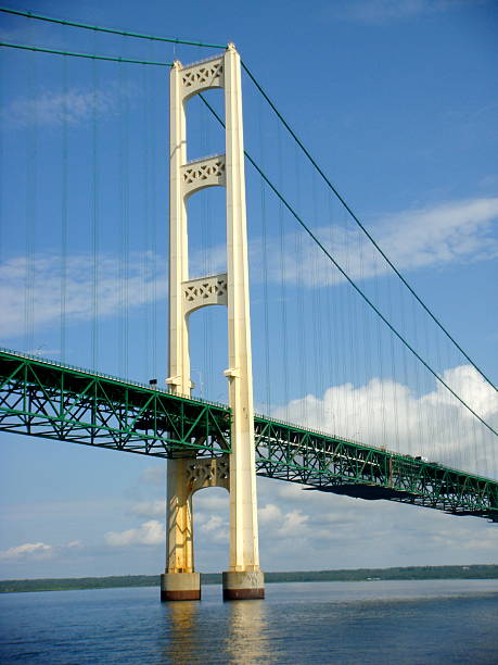 istock Mackinac Bridge From the Water 541293810