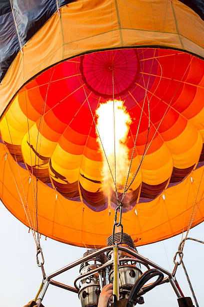 istock Prepping hot air balloon for flight 541294280