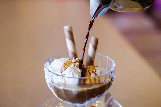 istock Vanilla Ice Cream with Espresso Coffee 541294800