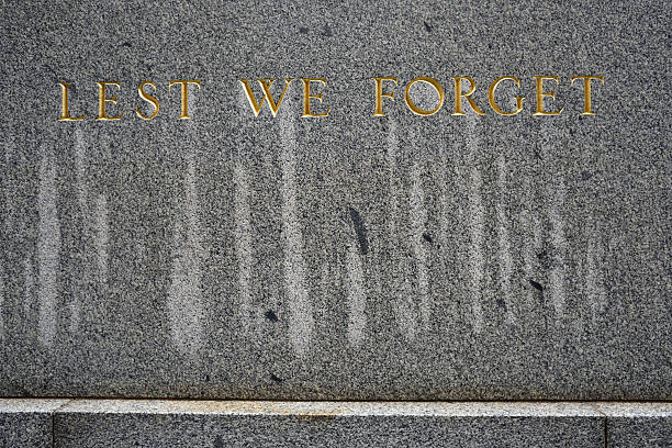 istock Lest We Forget Sign crying shedding tears 541295566