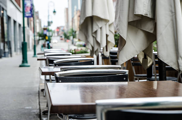 istock Outdoor restaurant patio 541295914
