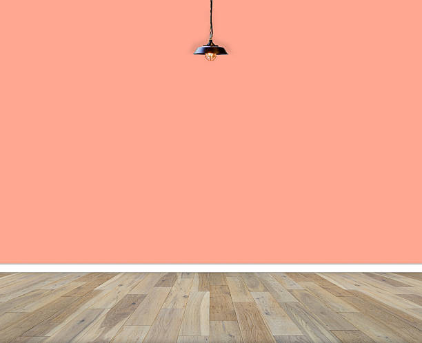 istock interior empty room. wall and wooden floor with lamp 541298042