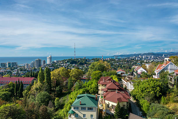 istock Sochi from the height of bird flight. 541303178