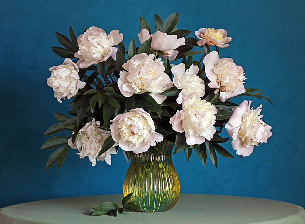 istock Still life with a bouquet of peonies. 541304872