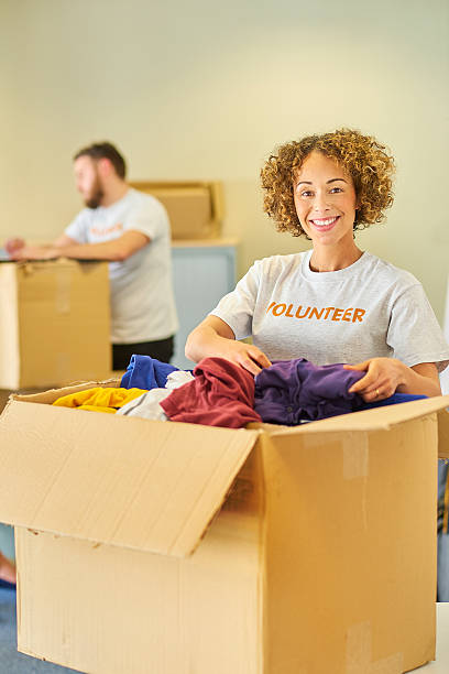 istock volunteering at a local charity 541307812