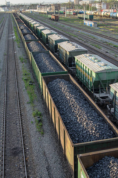 istock trains with industrial goods stand on the rails 541308342