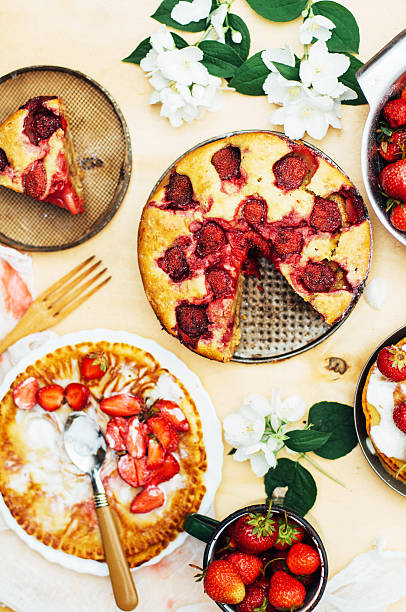 istock Serving homemade strawberry cake 541312528
