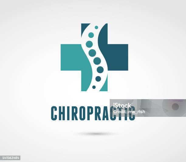 Chiropractic Massage Back Pain And Osteopathy Icon Stock Illustration - Download Image Now