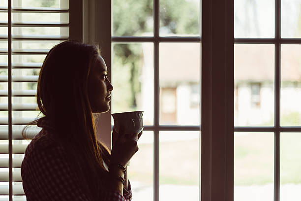 istock Woman at home drinking coffee 541563772