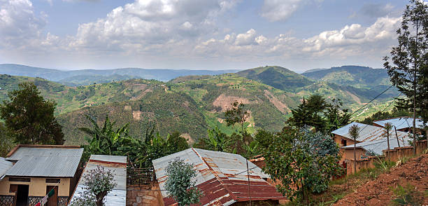 istock Cultivated hills in Rwanda 541566362