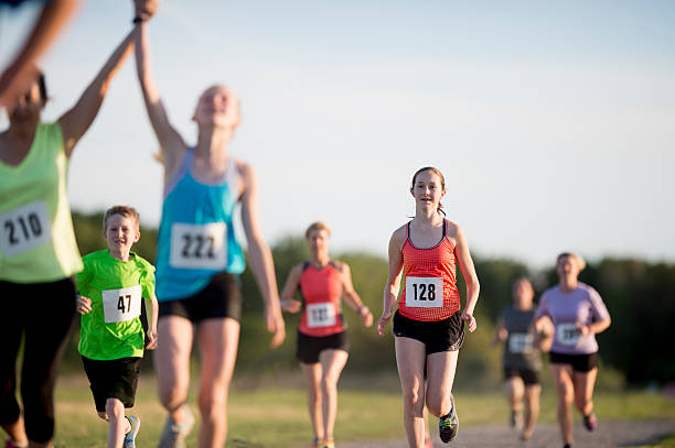 istock Cheering at the End of a Race 541567788