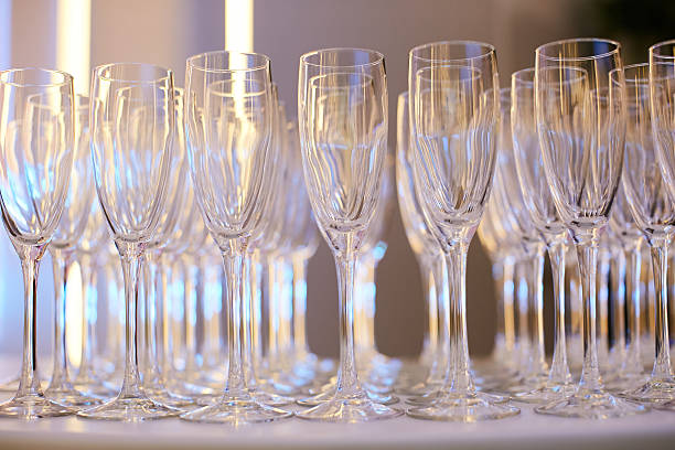 istock Set of glasses for alcoholic drinks 541570312