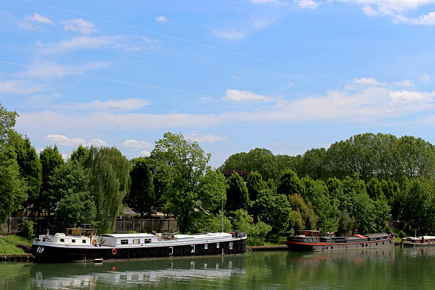 istock Barge in France 541570904