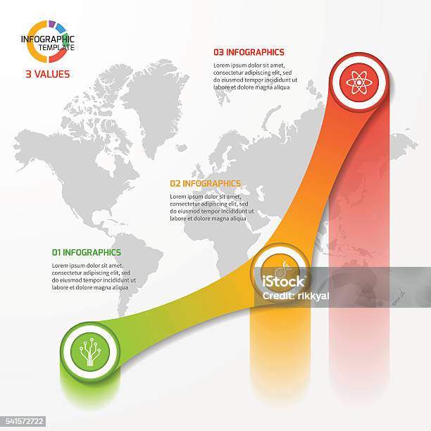 Line Graph Infograph Line Graph Infographic Template For Charts And Diagrams Stock ...
