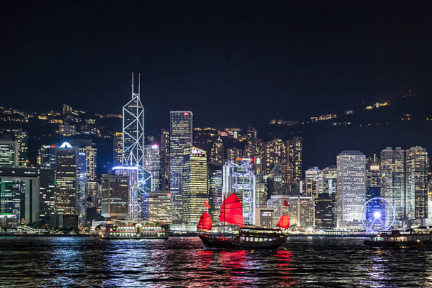 istock Hong Kong Skyline at Night 541574766