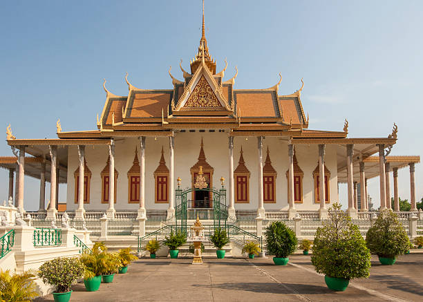 The Royal Palace-Cambodia stock photo
