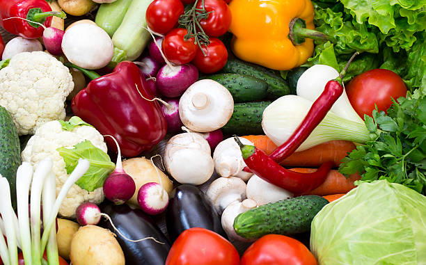 istock Background of fresh vegetables 541580936