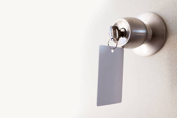 istock Hotel Room Door Close Up 541583942