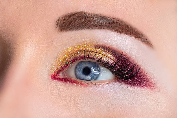 istock Woman eye with beautiful makeup 541585564