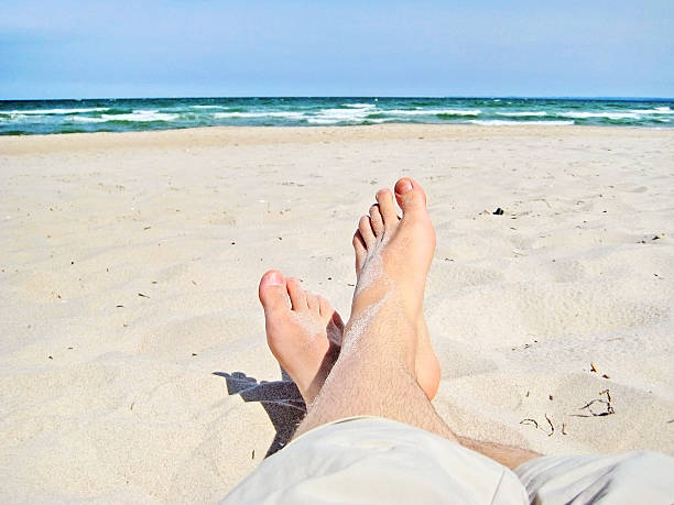 istock feet at the beach 541586294