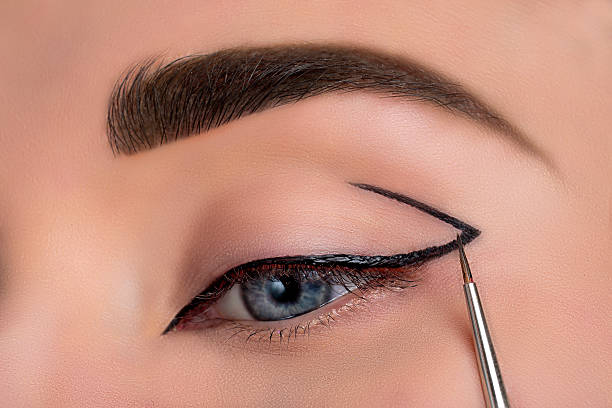 istock Woman eye with beautiful makeup 541586508