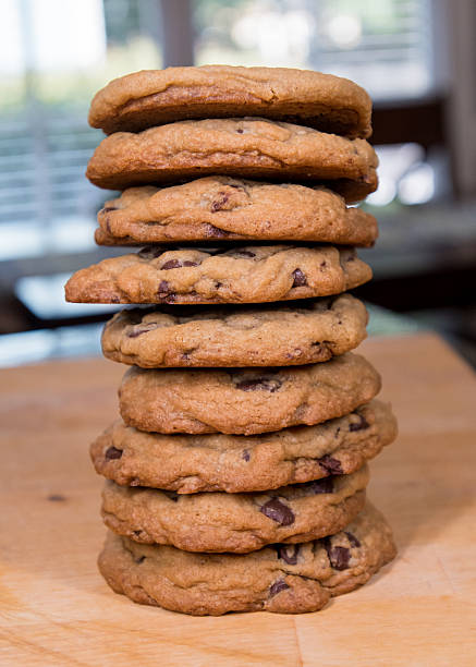 istock Stack of Giant Chocolate Chip Cookies 541586602
