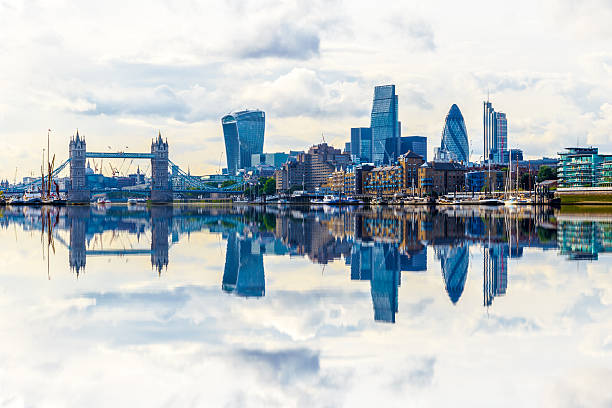istock London Cityscape with Reflection from Thames 541591384