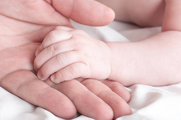 istock Baby handles on the mother's 541591710