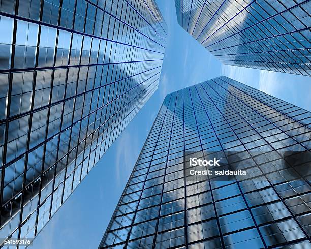 Three Skyscraper Stock Photo - Download Image Now - Business, Business Finance and Industry, City