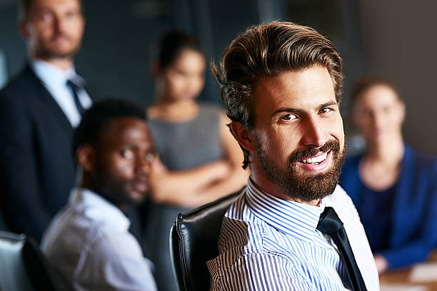 istock He leads the best team in the corporate world 541594380