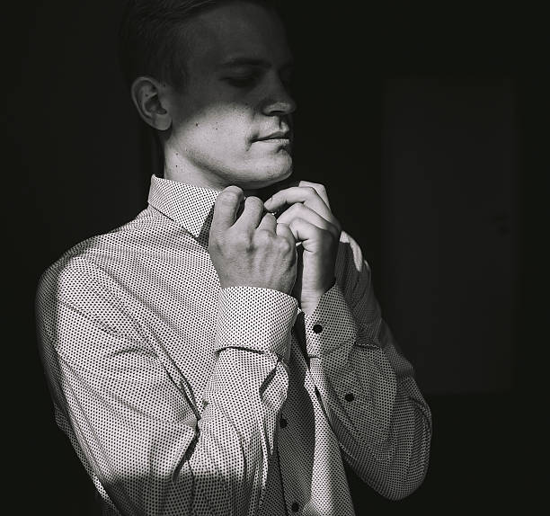 istock Wedding portrait of groom 541596956