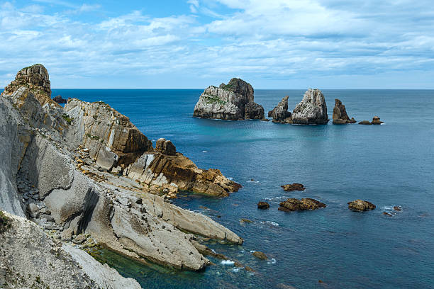istock Atlantic ocean coastline near Portio Beach 541598218