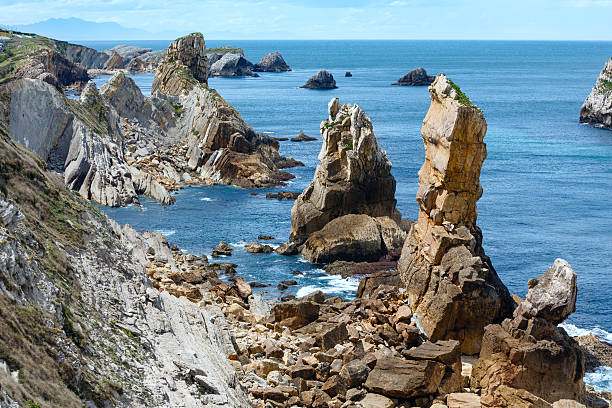 istock Atlantic ocean coastline near Portio Beach 541599506