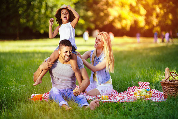 istock Family enjoying picnic outing 541603452