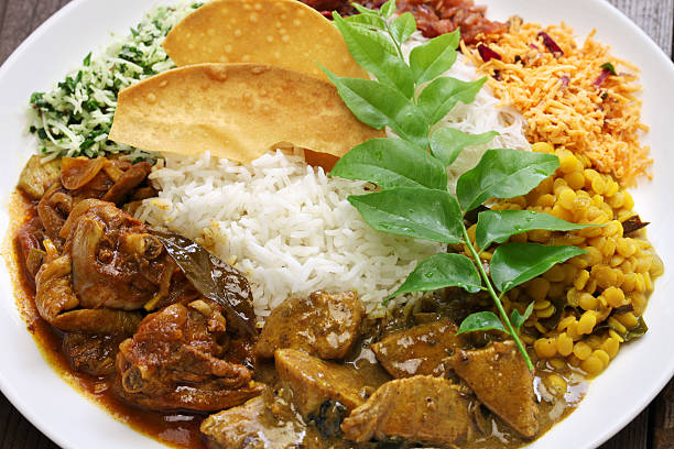istock sri lankan rice and curry dish 541603774