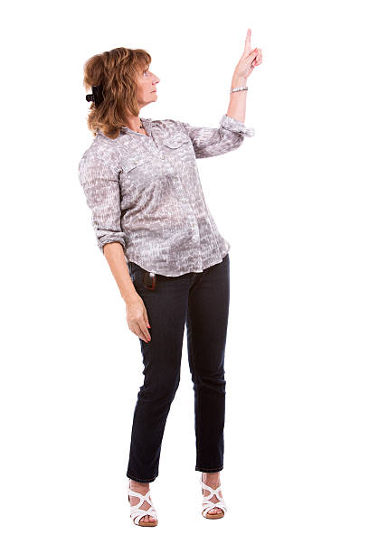 istock middle aged casual woman 541609046
