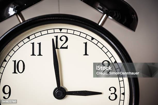 Alarm Clock Watch Stock Photo - Download Image Now - Clock, Clock Face, Horizontal