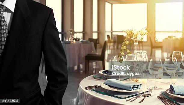 Hochzeit Business Tisch Einstellung Stockfoto und mehr Bilder von Restaurant - Restaurant, Hotel, Luxus