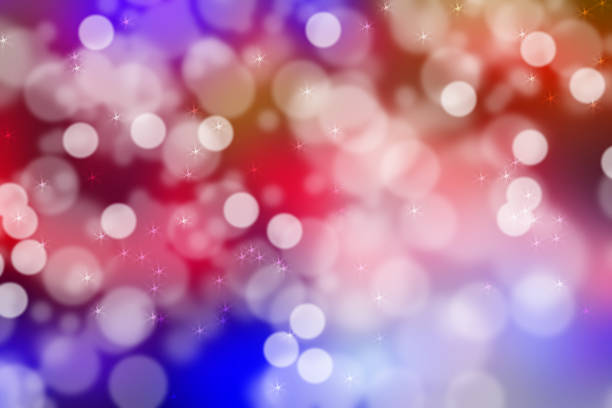 istock Abstract illustration bokeh light on colorful background 541823774