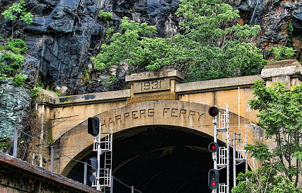 Harpers Ferry Railroad Tunnel harpers ferry photos stock pictures, royalty-free photos & images