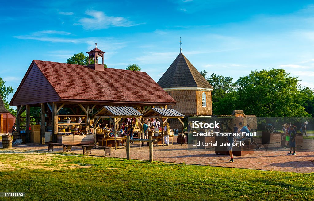 Colonial Williamsburg Market Stock Photo Download Image Now