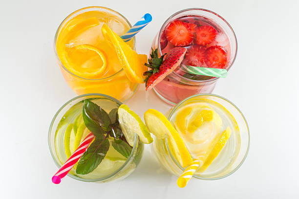 istock Lime fruit non alcoholic cocktails for summer refreshment 541834176