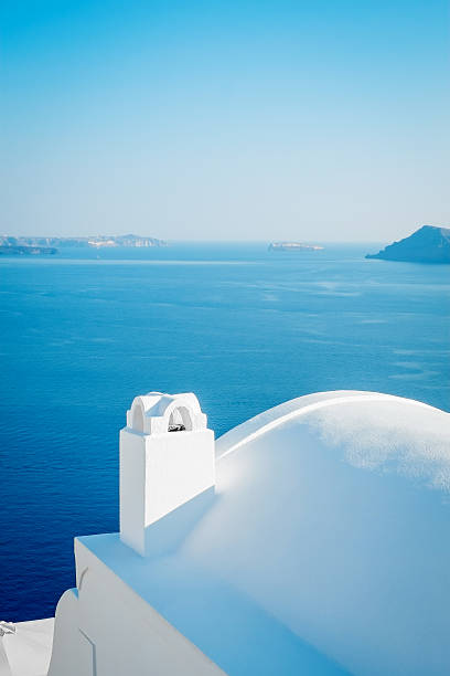 istock White building with sky and sea in Santorini, Greece 541838140