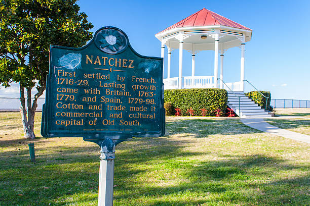 Natchez National Historic Park - Mississippi stock photo
