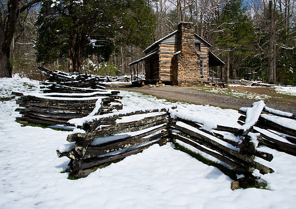 Cabin in Great Smoky Mountain National Park.