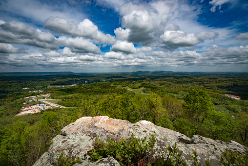 This is the view from Round Top Mountain near Jasper, Arkansas.