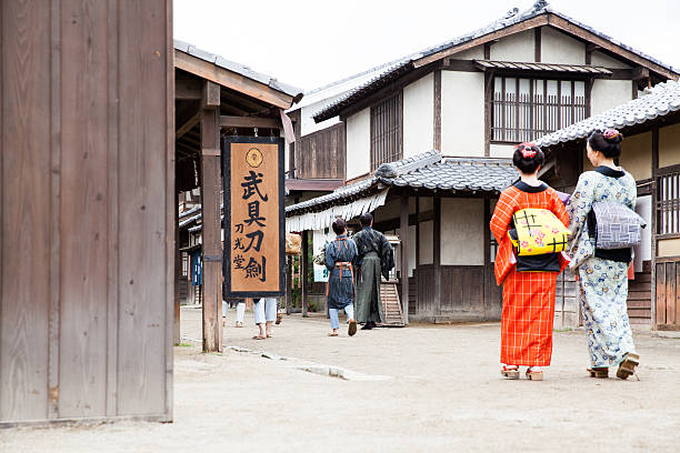 istock The  back of Japanese beauty in Edo perioud. 541843628