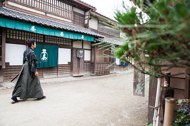 istock The  back of Japanese beauty in Edo perioud. 541843880