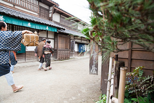 istock The  back of Japanese beauty in Edo perioud. 541844042