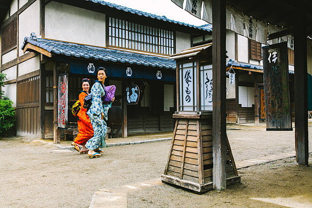 istock The  back of Japanese beauty in Edo perioud. 541844362